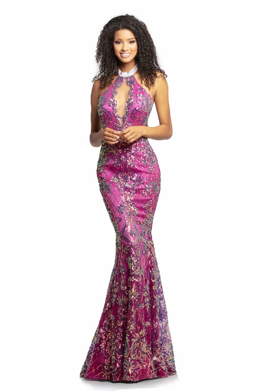 Johnathan Kayne 2093 Size 6, 12, 14  Sequin Mermaid Prom Dress Pageant Gown Sequin Dress Sleeveless