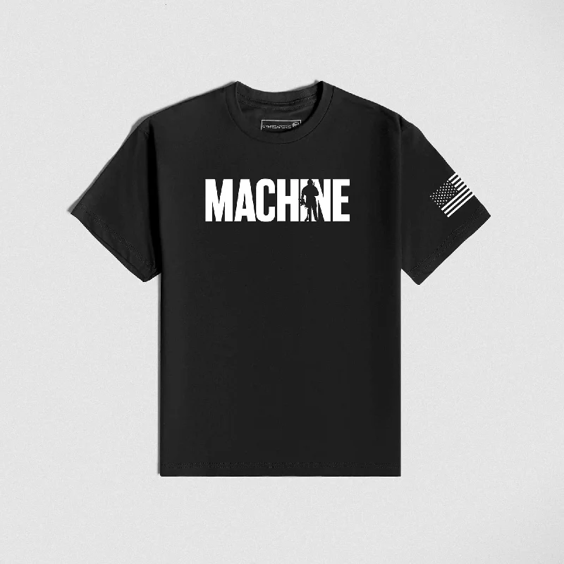 Machine Stamp Tee - Black