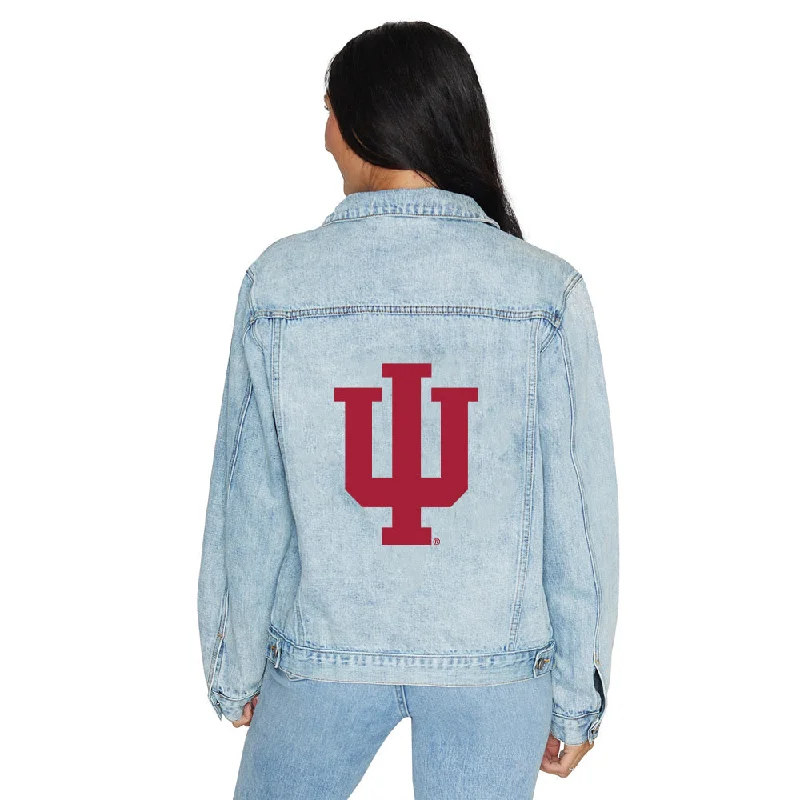 Women's vintage jacketsIndiana Hoosiers Denim Jacket Women's vintage jackets