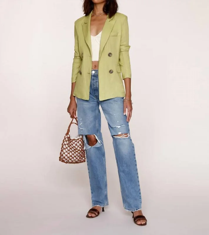 Celsa Blazer In Pear Classic Office Blazer