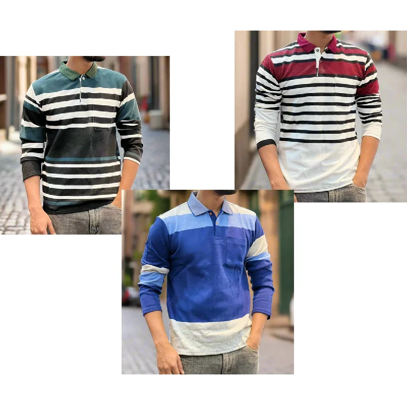 Men's Collar Full Sleeve T-Shirt DC24