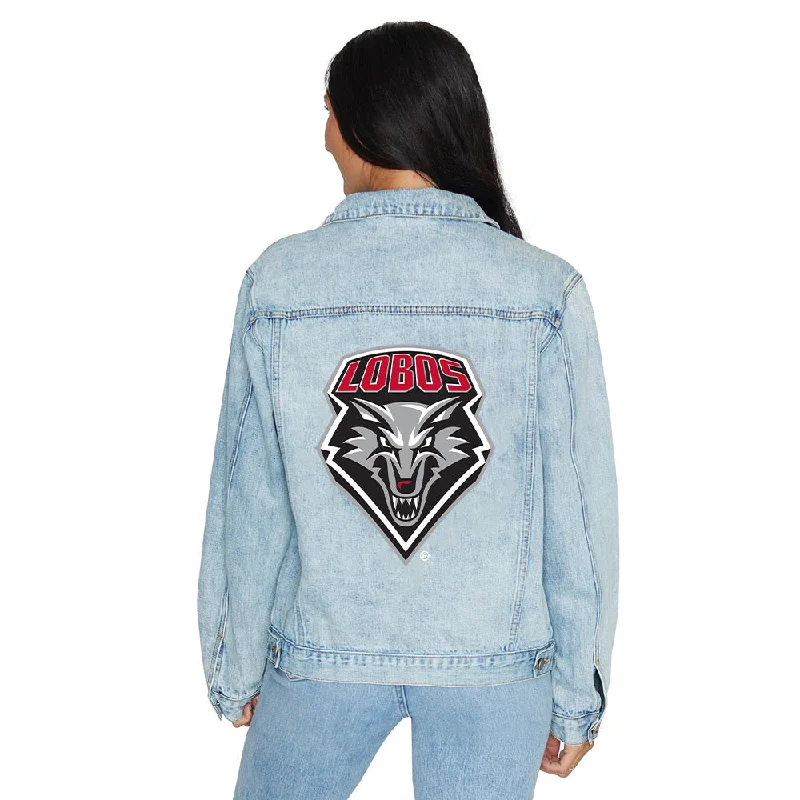 Women's premium jacketsNew Mexico Lobos Denim Jacket Women's premium jackets