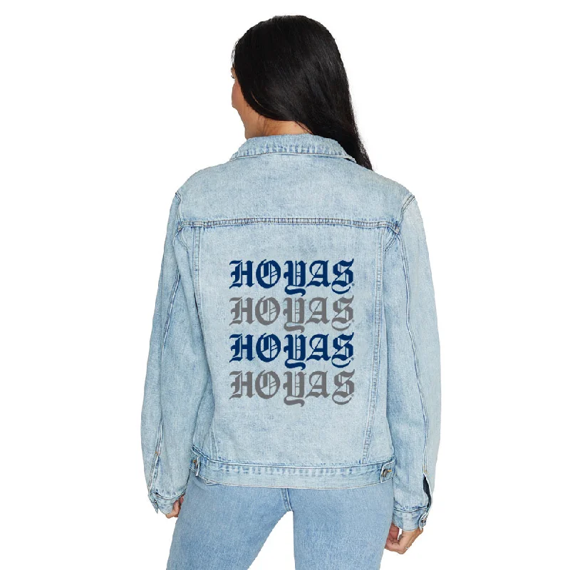 Women's commuter jacketsGeorgetown Gothic Denim Jacket Women's commuter jackets