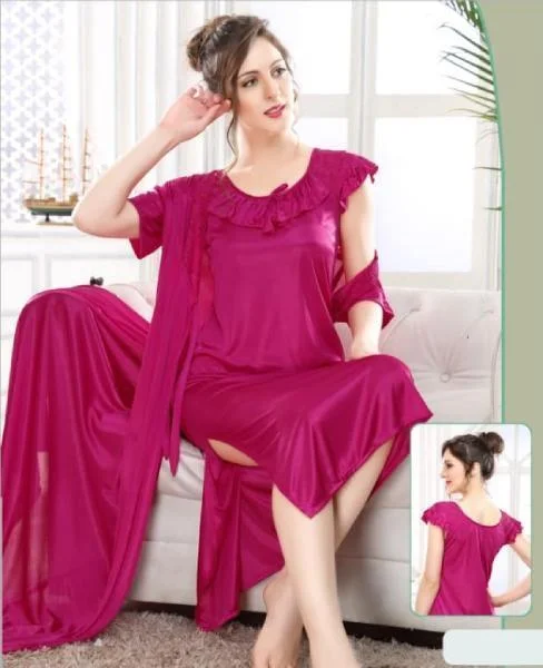 Couple pajama setsIndian Bridal Stylish 2Pc Gown Nighty Set Couple pajama sets