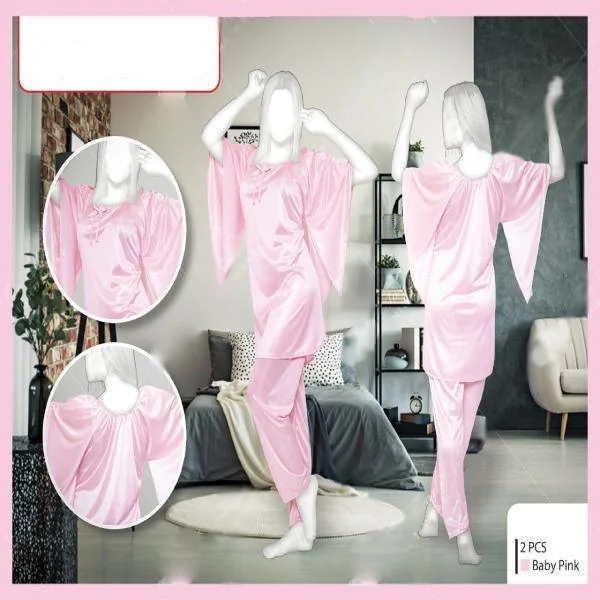 Classic pajama setsLadies Latest Silk Night Suits for Woman Classic pajama sets