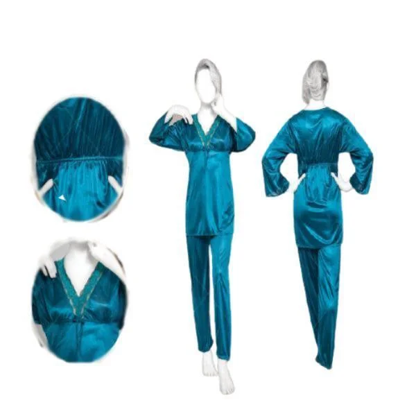 Two-piece pajama setsSilk 2pc Night Suits for Woman Two-piece pajama sets