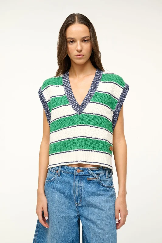 Eco-friendly sweatersAMERICANA SWEATER | BUNGALOW STRIPE Eco-friendly sweaters