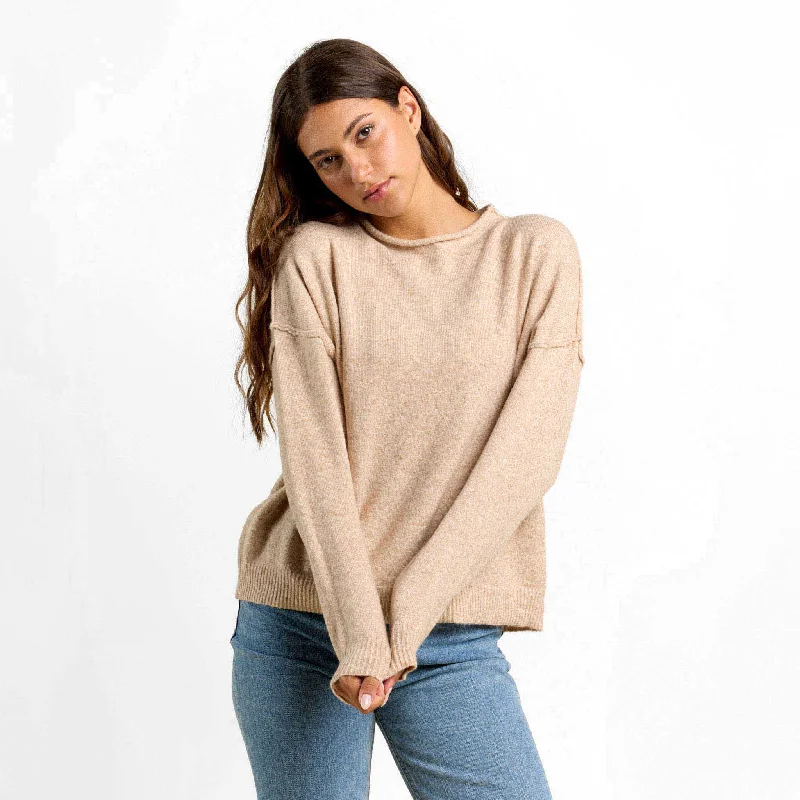 Best sweaters for formal occasionsCozy Knit Mock Neck Sweater | Heather Oat Best sweaters for formal occasions