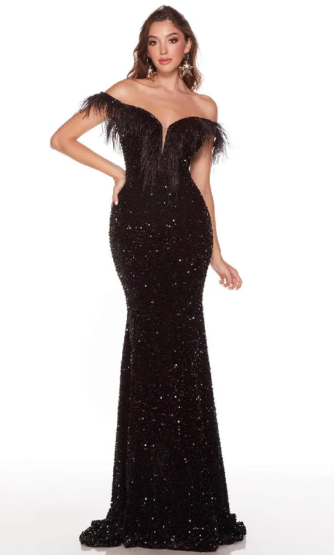 PrettyLittleThing party dressesAlyce Paris 61373 - Feathered Sweetheart Sequin Prom Gown Forever 21 party dresses