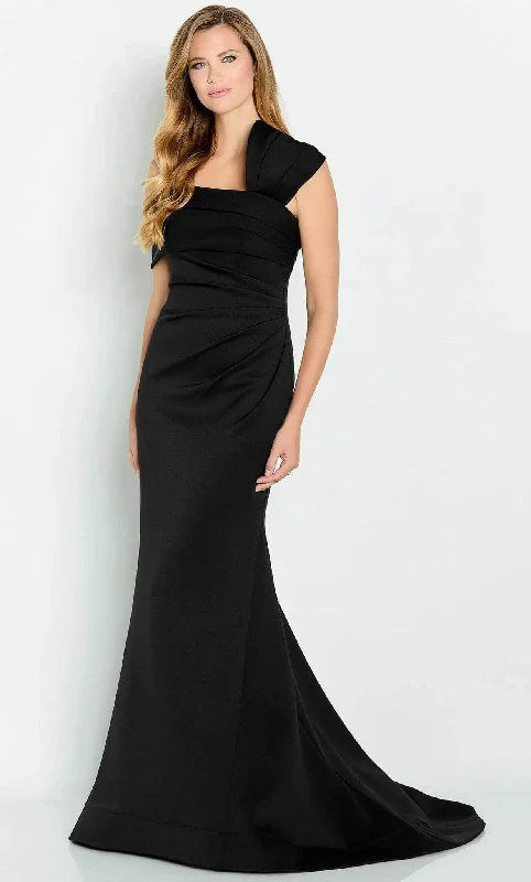 Affordable party dressesCameron Blake CB144 - Draped Asymmetrical Evening Gown Casual party dresses