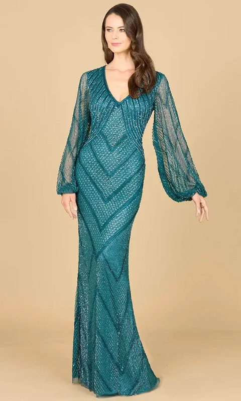 Vacation maxi dressesLara Dresses 29228 - Long Sleeve Beaded Long Dress Beach maxi dresses