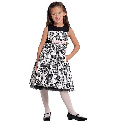 Long floral dressesMcCall's Pattern M5793 Girls' Lined Dresses Long floral dresses