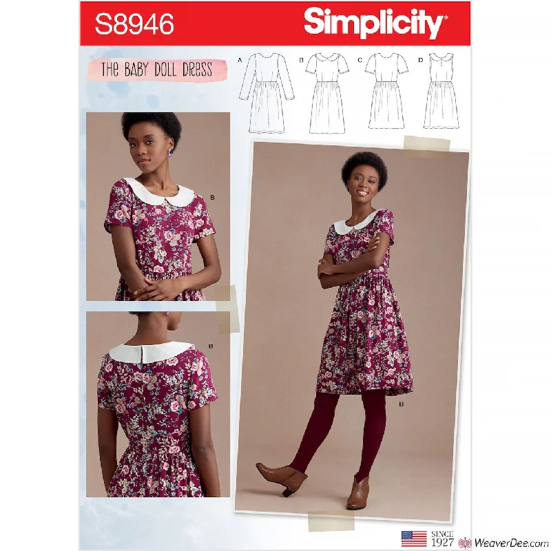 Brunch floral dressesSimplicity Pattern S8946 Misses' Dresses Brunch floral dresses