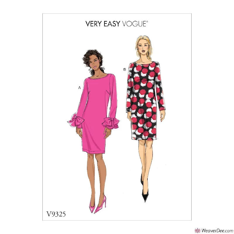 Satin floral dressesVogue Pattern V9325 Misses' Dress Satin floral dresses