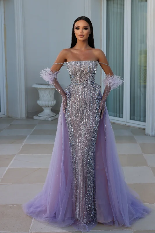 Preppy unclassified dresses**Captivating Elegance: Portia and Scarlett's Shimmering Lilac Gown** Preppy unclassified dresses