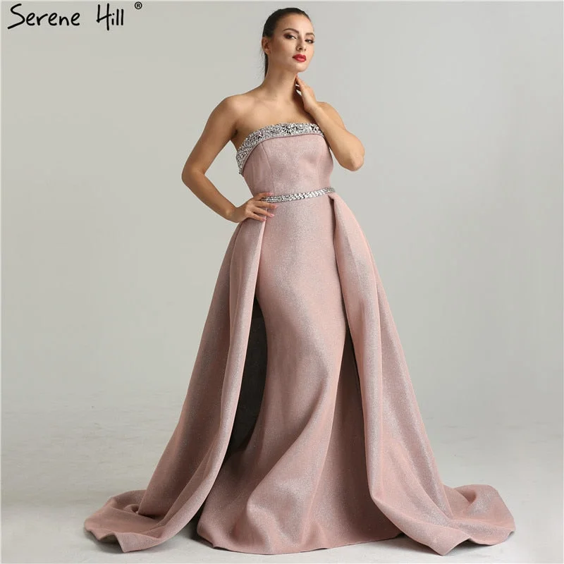 Party unclassified dressesOn Sale No Return No Refund Sale DuBai Designer Pink Beading  Luxury Slim Sexy Mermaid Evening Dresses Vintage High-end Evening Gowns  Real Photo LA6339  2024 Party unclassified dresses