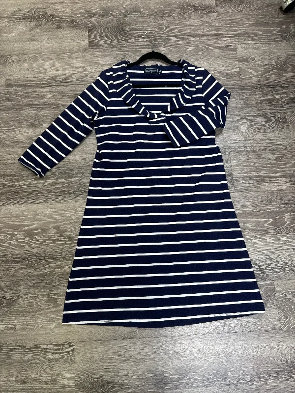 Halter unclassified dressesDuffield Lane Striped 3/4 Dress - medium Halter unclassified dresses