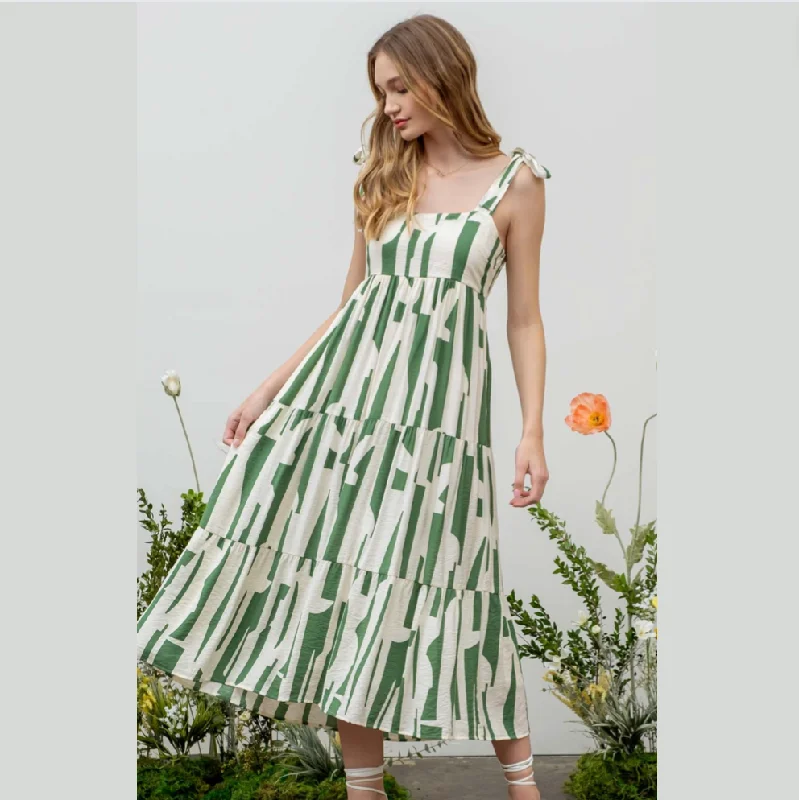 Stretchy unclassified dressesGreen Abstract Dress Stretchy unclassified dresses