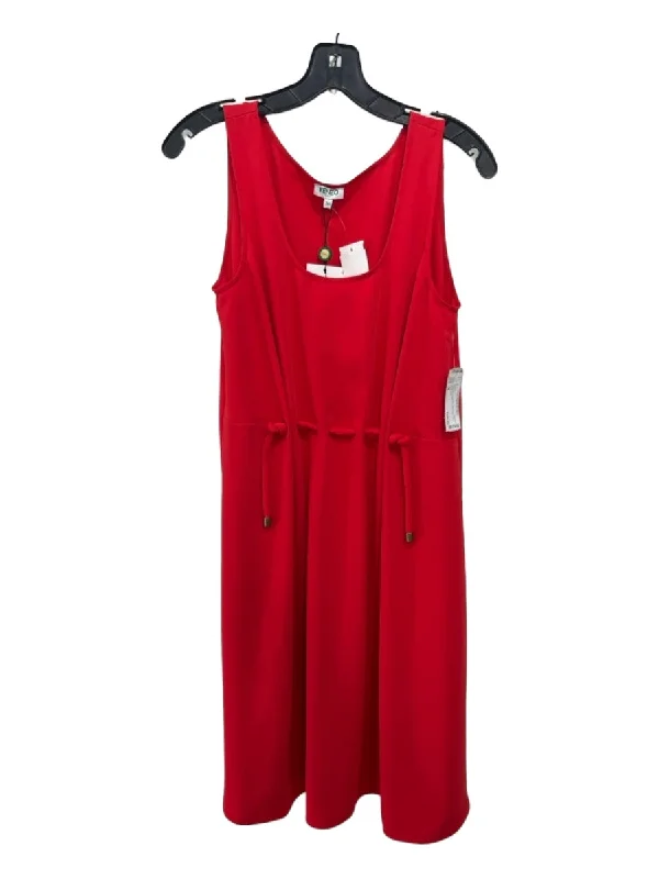 Short unclassified dressesKenzo Size 38 Red Polyester Sleeveless Knot Detail Dress Short unclassified dresses