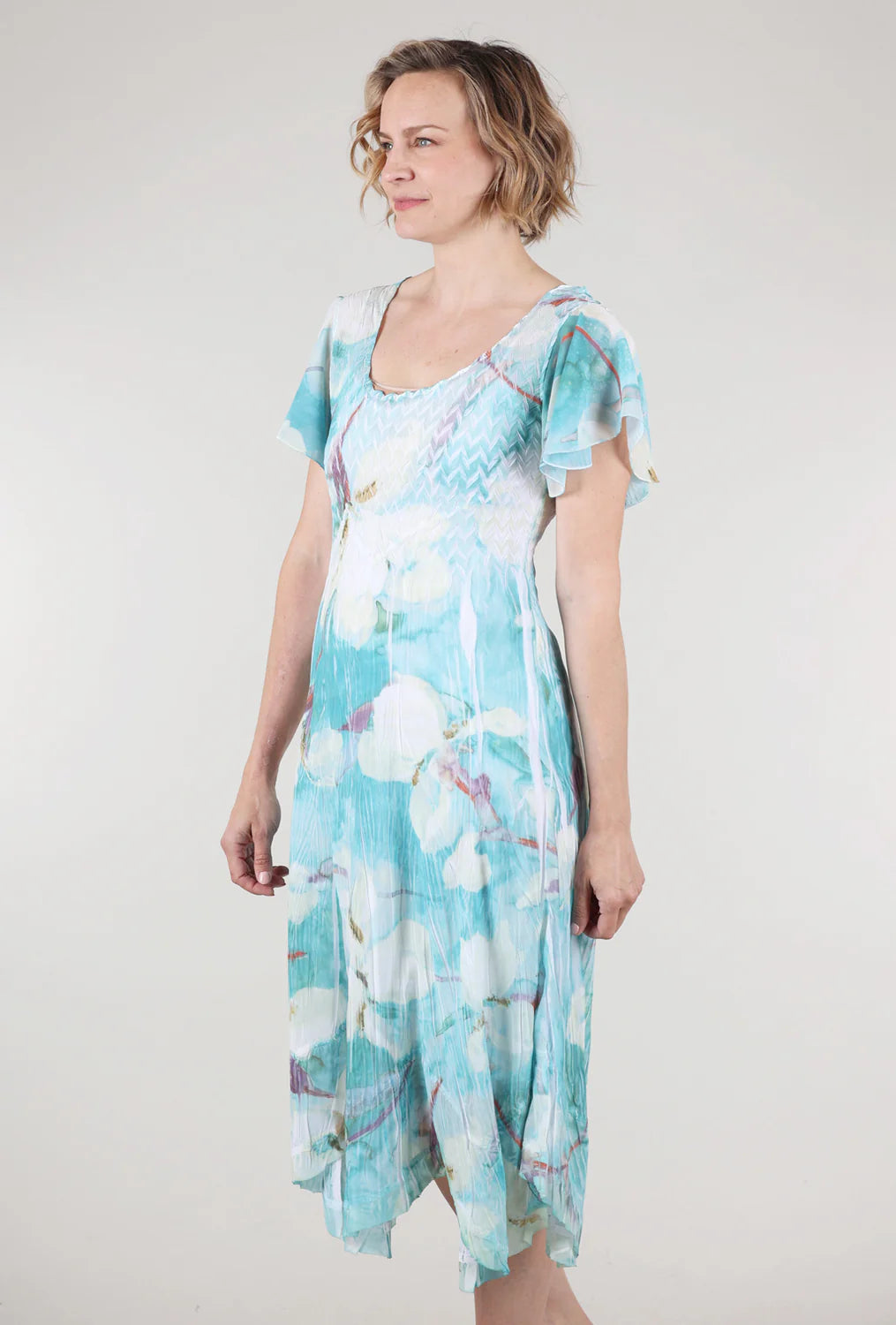 Flowy unclassified dressesKOMAROV Iris Watercolor Crinkle Dress Flowy unclassified dresses