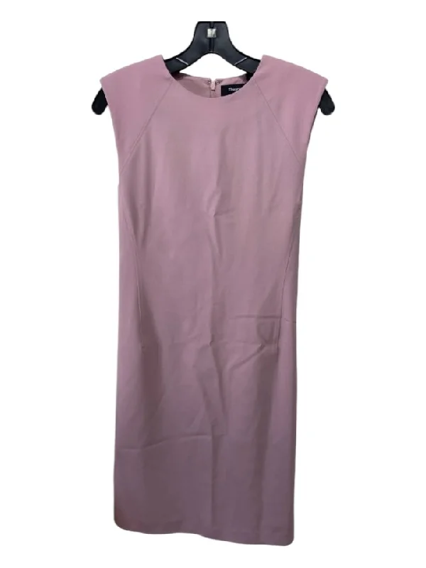 Best-selling unclassified dressesTheory Size 4 Dusty Pink Virgin Wool Blend Sleeveless Solid Darted Detail Dress Best-selling unclassified dresses