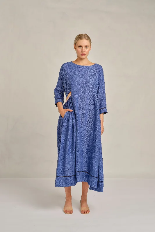 Smocked unclassified dressesAlessandra - Alice Linen Dress Smocked unclassified dresses