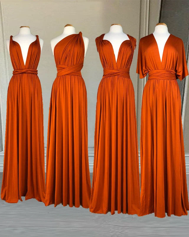 Knitted unclassified dressesBurnt Orange Bridesmaid Dresses Multiway Knitted unclassified dresses