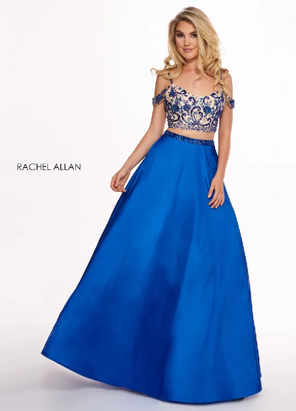 Vintage unclassified dressesRachel Allan 6534 Royal 2 Piece Off the Shoulder Ballgown Vintage unclassified dresses