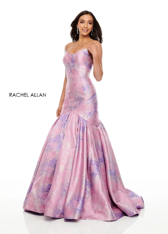 Women's unclassified dressesRachel Allan 7032 Lilac Fit-N-Flare Mermaid Dress with Train Women's unclassified dresses