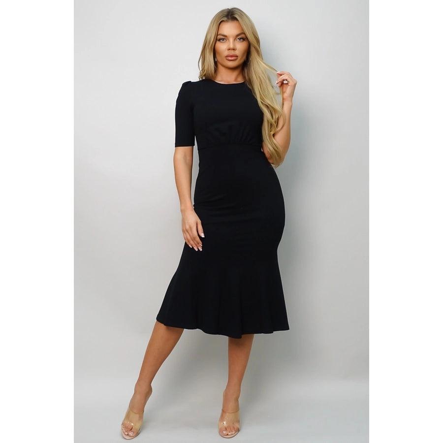 Bodycon unclassified dressesSophisticated Mid Sleeve Dress Bodycon unclassified dresses