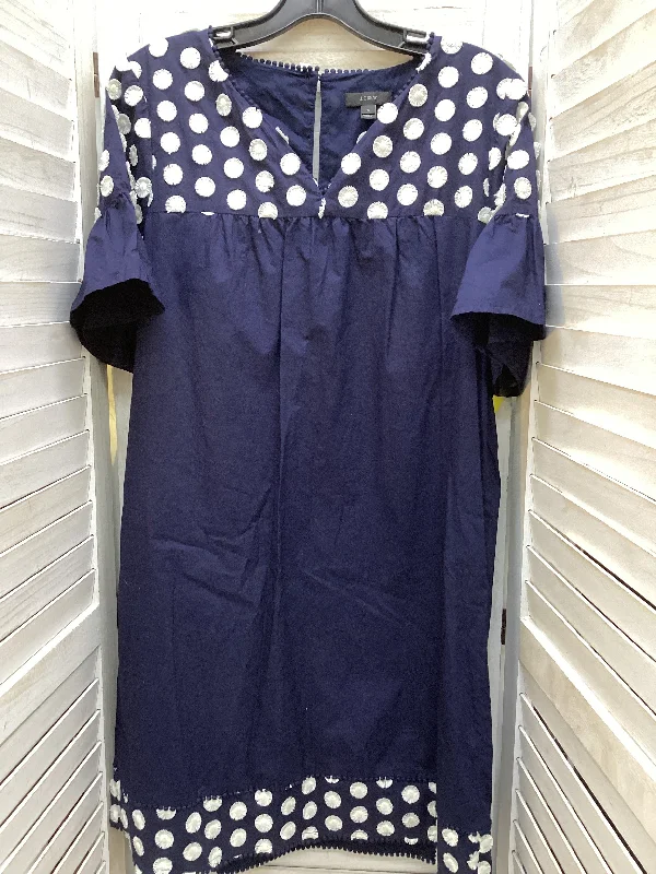 Dress Casual Midi By J. Crew In Navy, Size: 12 Button-front Midi Skirt